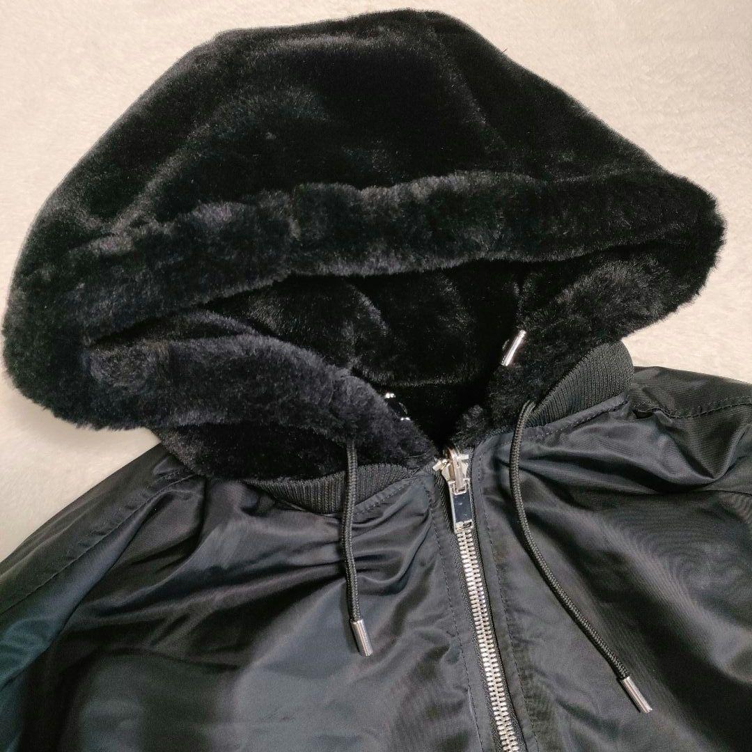 亀吉様【極美品】ZARA ザラ◎リバーシブル ボアジャケット ボンバージャケット