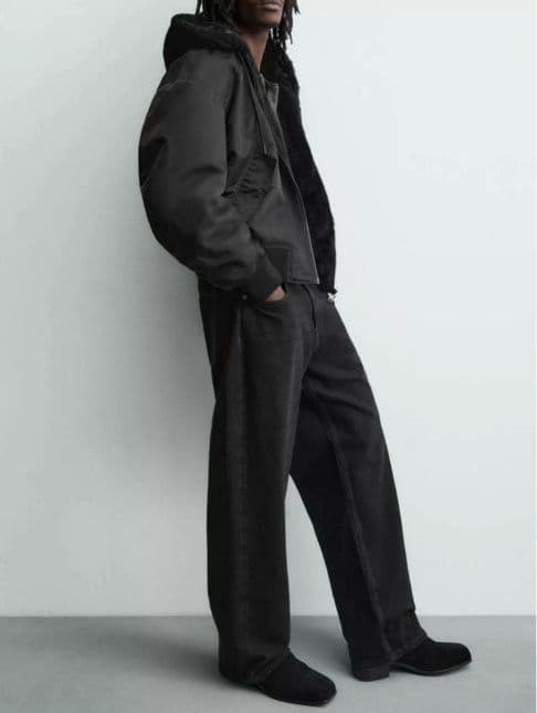 亀吉様【極美品】ZARA ザラ◎リバーシブル ボアジャケット ボンバージャケット