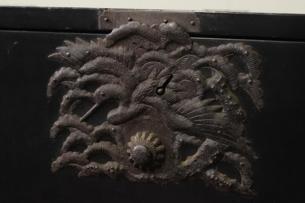 打ち出し金具！庄内箪笥 古家具/古民家/時代箪笥/チェスト/和家具/古道具/収納