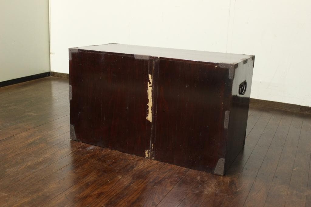 打ち出し金具！庄内箪笥 古家具/古民家/時代箪笥/チェスト/和家具/古道具/収納