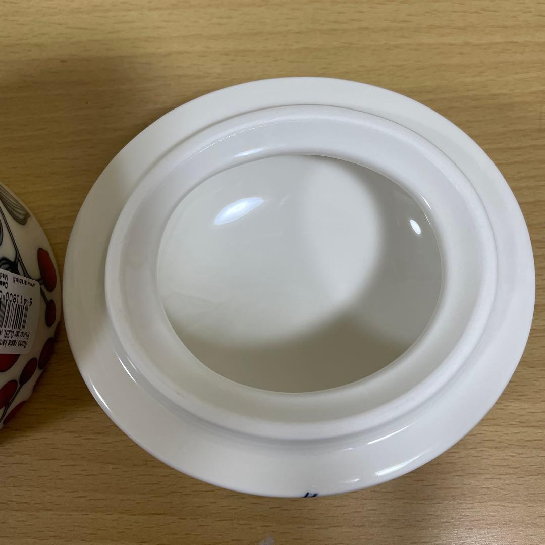 Arabia Runo アラビア ルノ ジャー蓋付 0.25L コースター付き