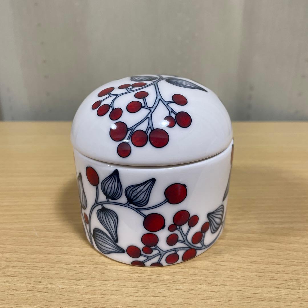 Arabia Runo アラビア ルノ ジャー蓋付 0.25L コースター付き