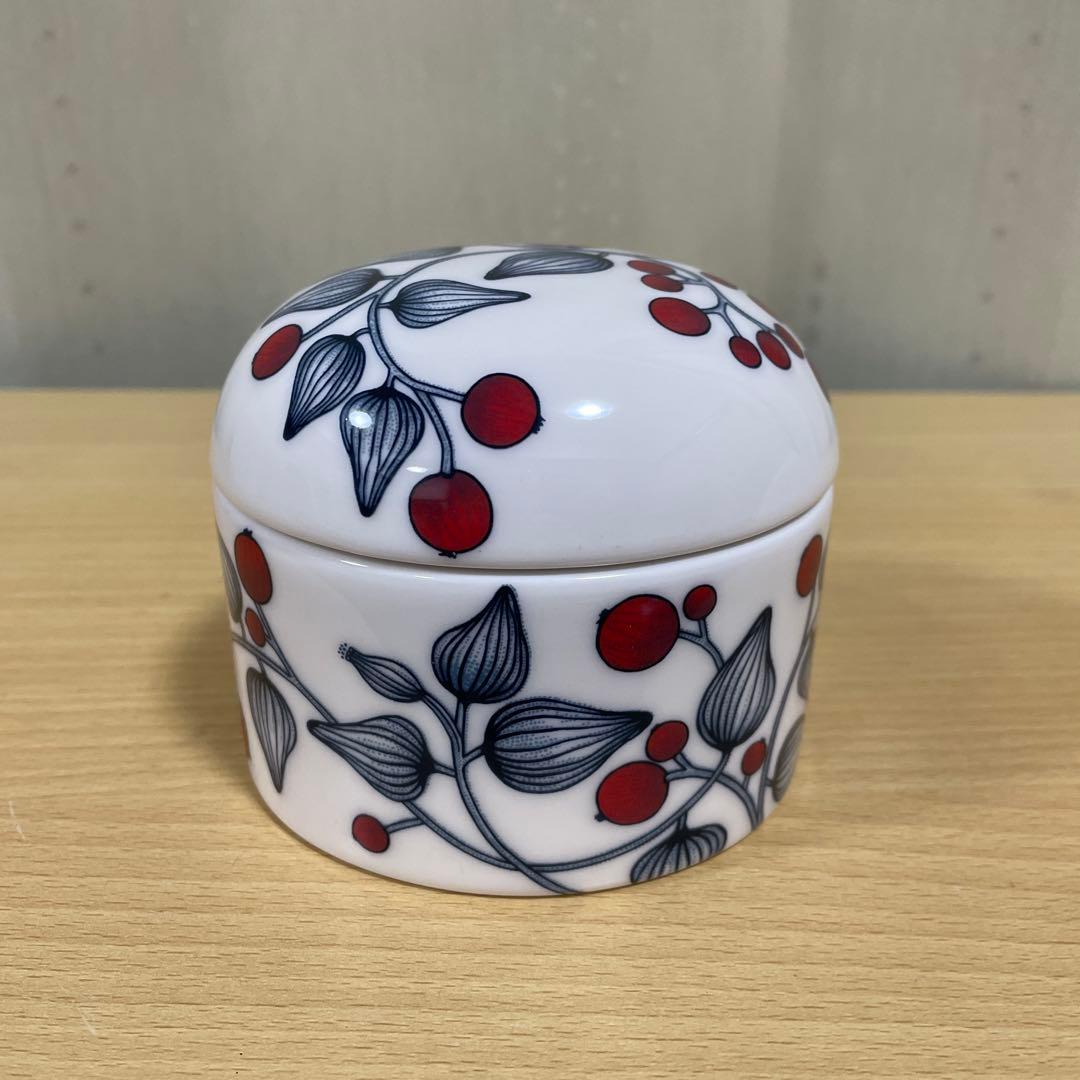 Arabia Runo アラビア ルノ ジャー蓋付 0.25L コースター付き