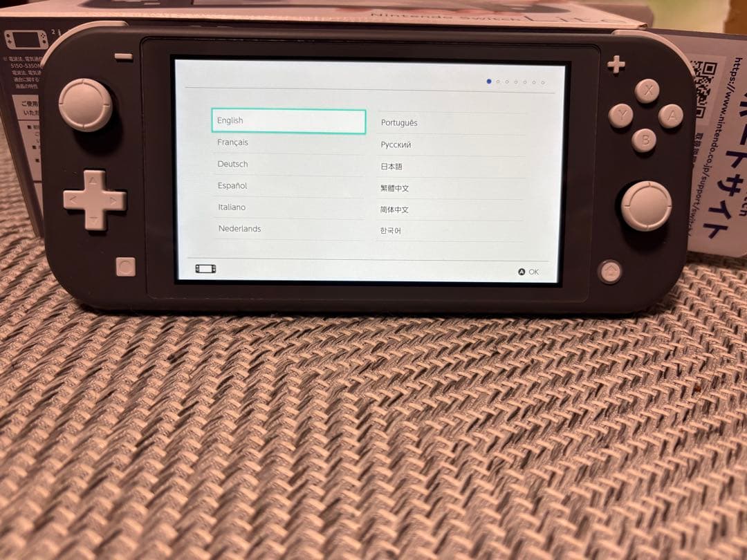 Nintendo Switch Lite グレー 専用ケース付き