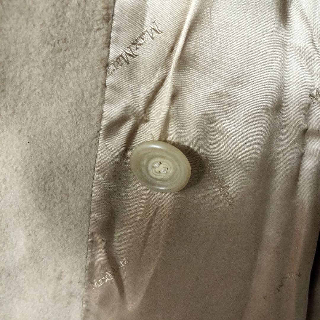 マックスマーラ 銀タグ 女優襟チェスターコート ウールカシミヤ オーバーサイズ