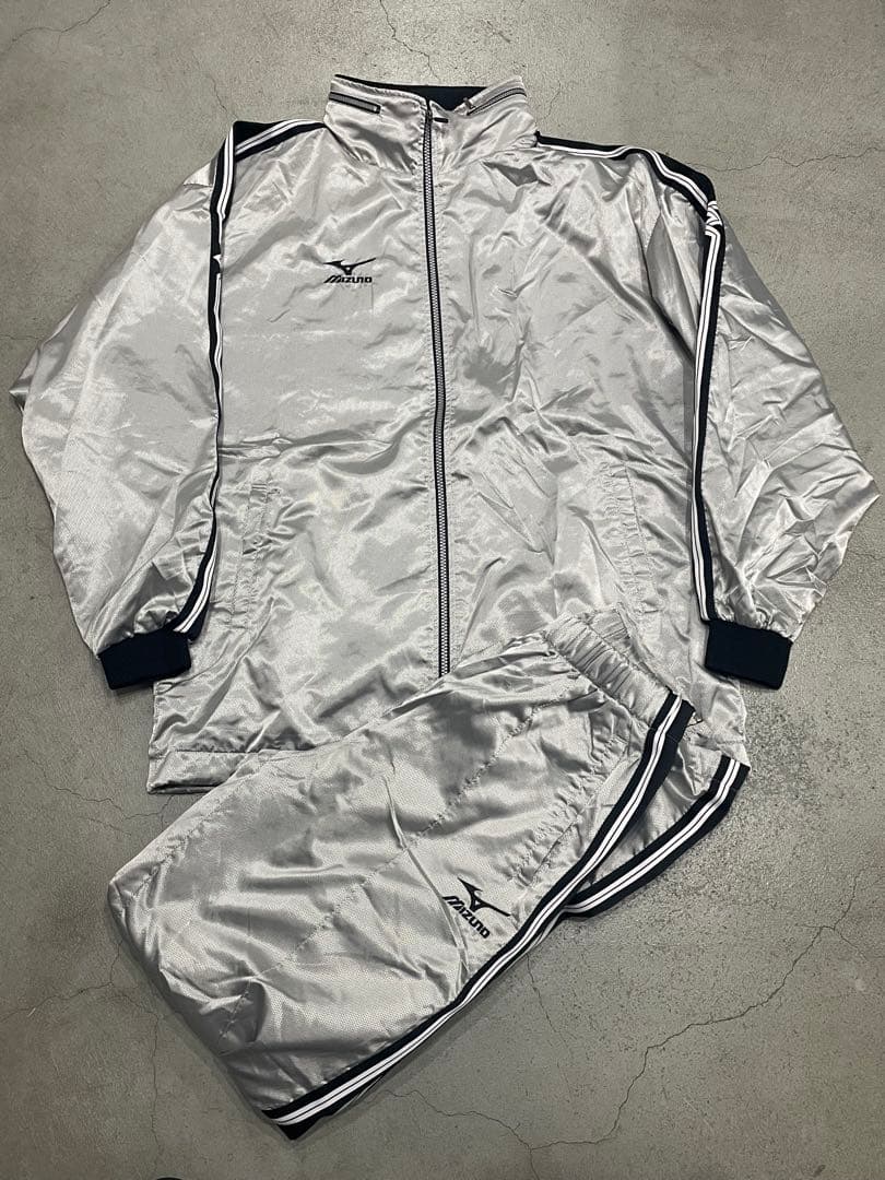 Mizuno ミズノ ブレスサーモ セットアップ L シルバー 辰吉丈一郎