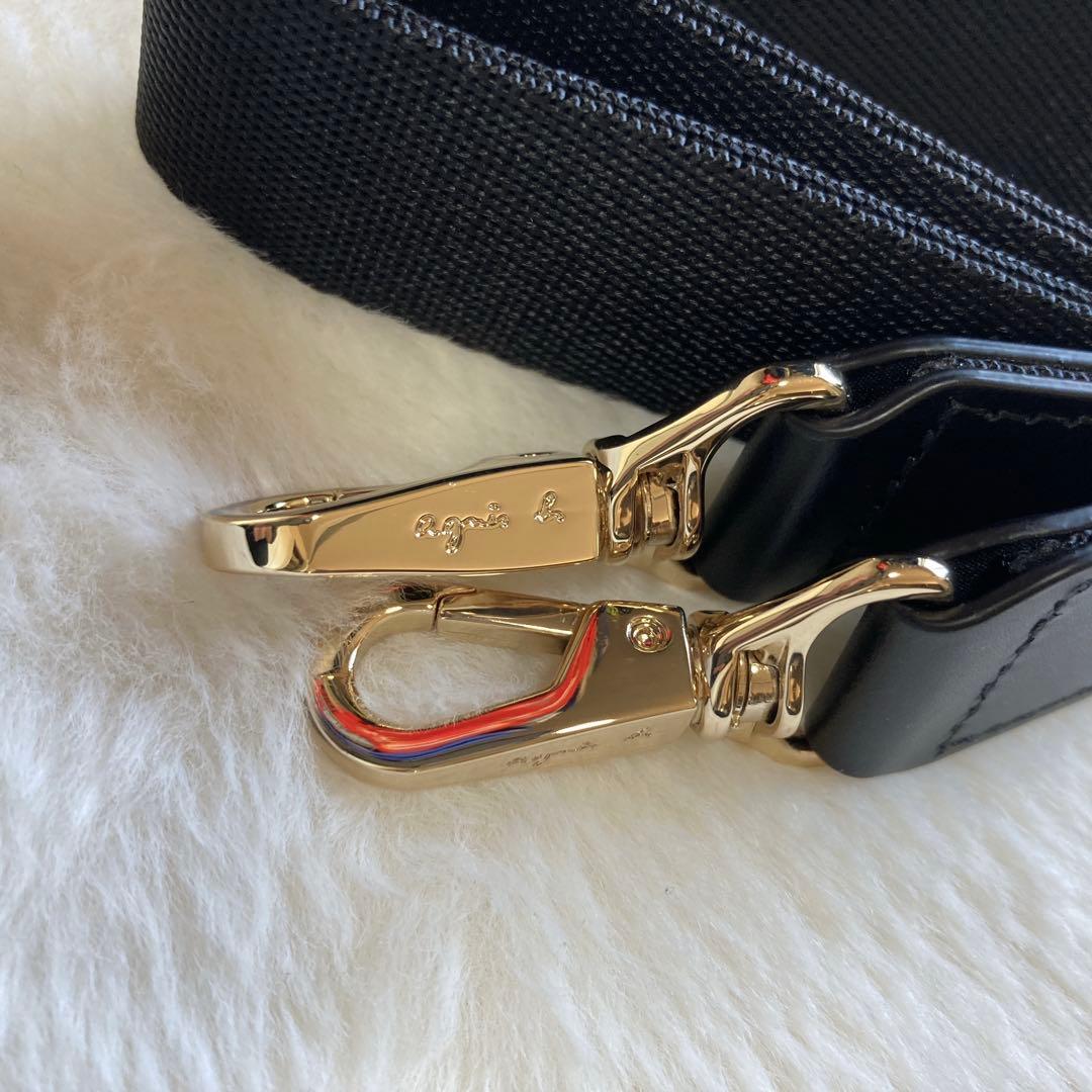 未使用級 アニエスベー agnès b. PCバッグ 2way A4 ブラック