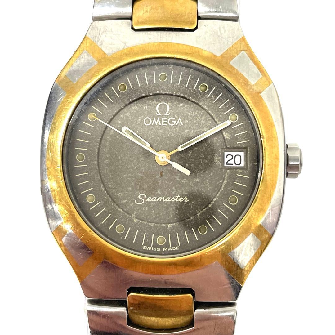 【TK】OMEGA オメガ　シーマスター　ポラリスデイト　クォーツ腕時計