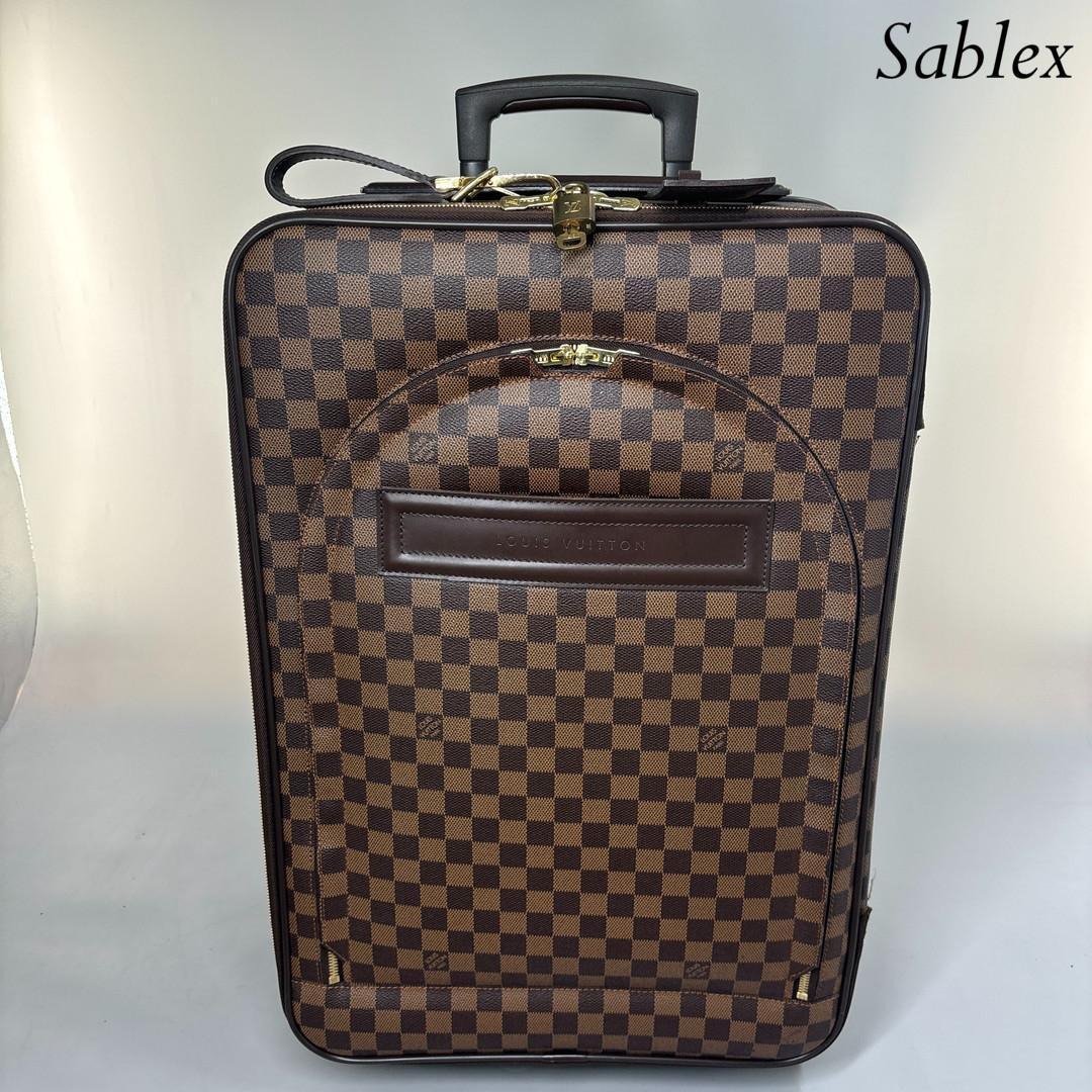 超極美品■ルイヴィトン■ダミエ ペガス 55 M23294 レザー スーツケース