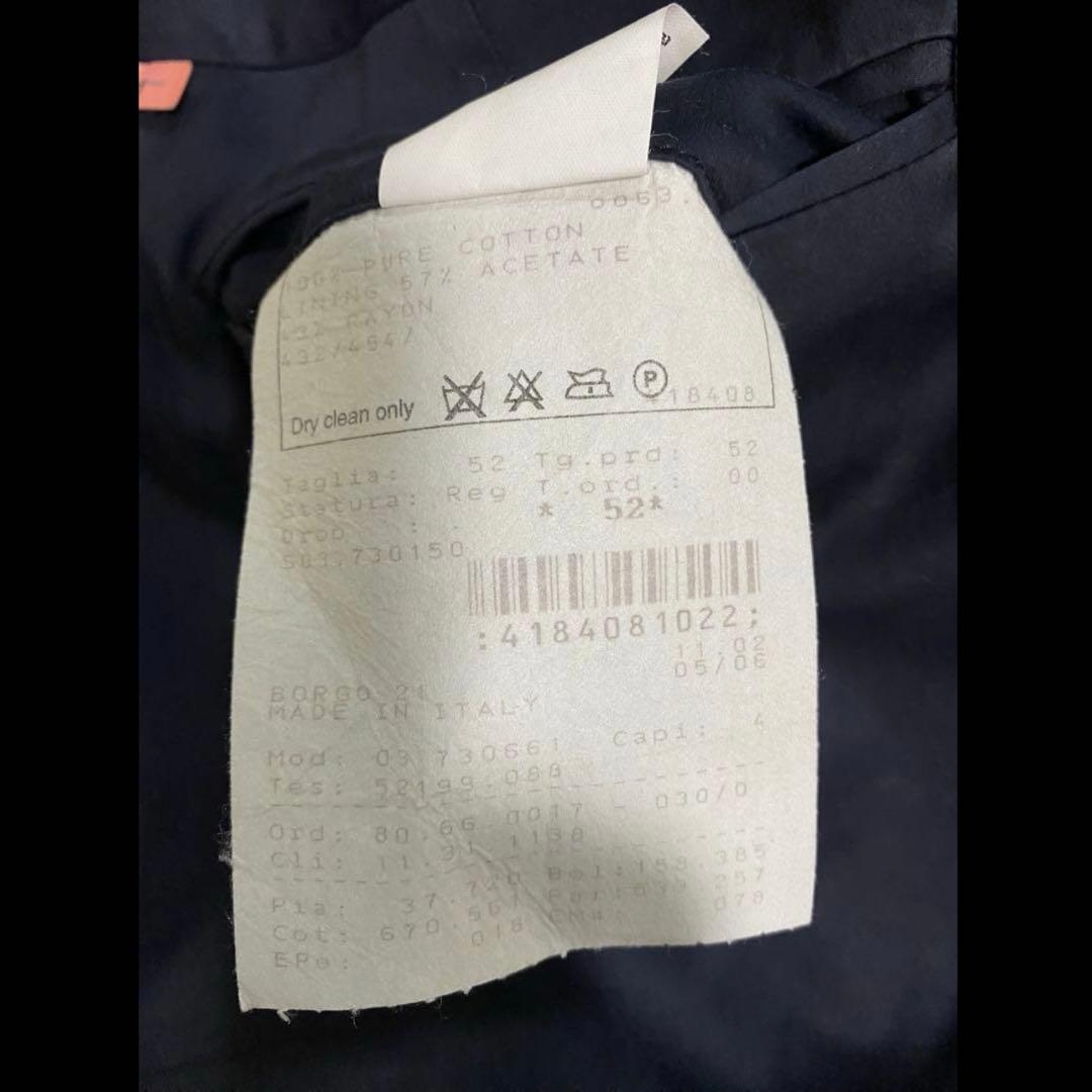giorgio armani ネイビー　ワイドスラックス opti italy