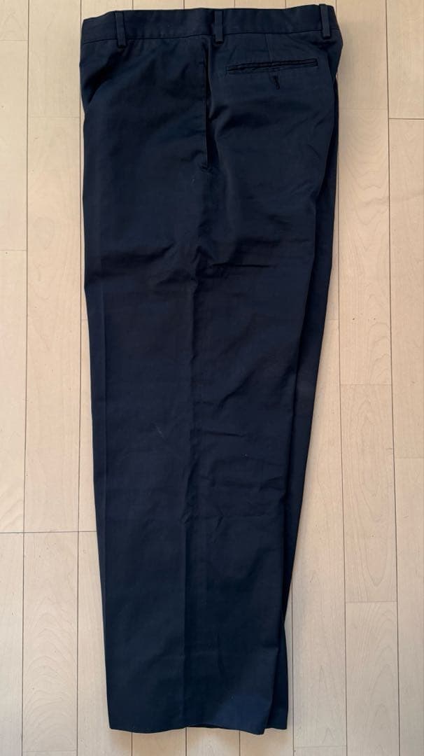 giorgio armani ネイビー　ワイドスラックス opti italy