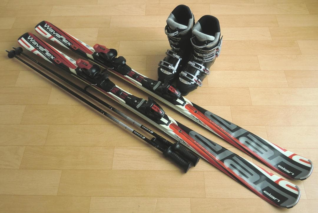 ■■送料無料■エラン■メンズスキーフルセット■板160靴27.5■メンテ付■■