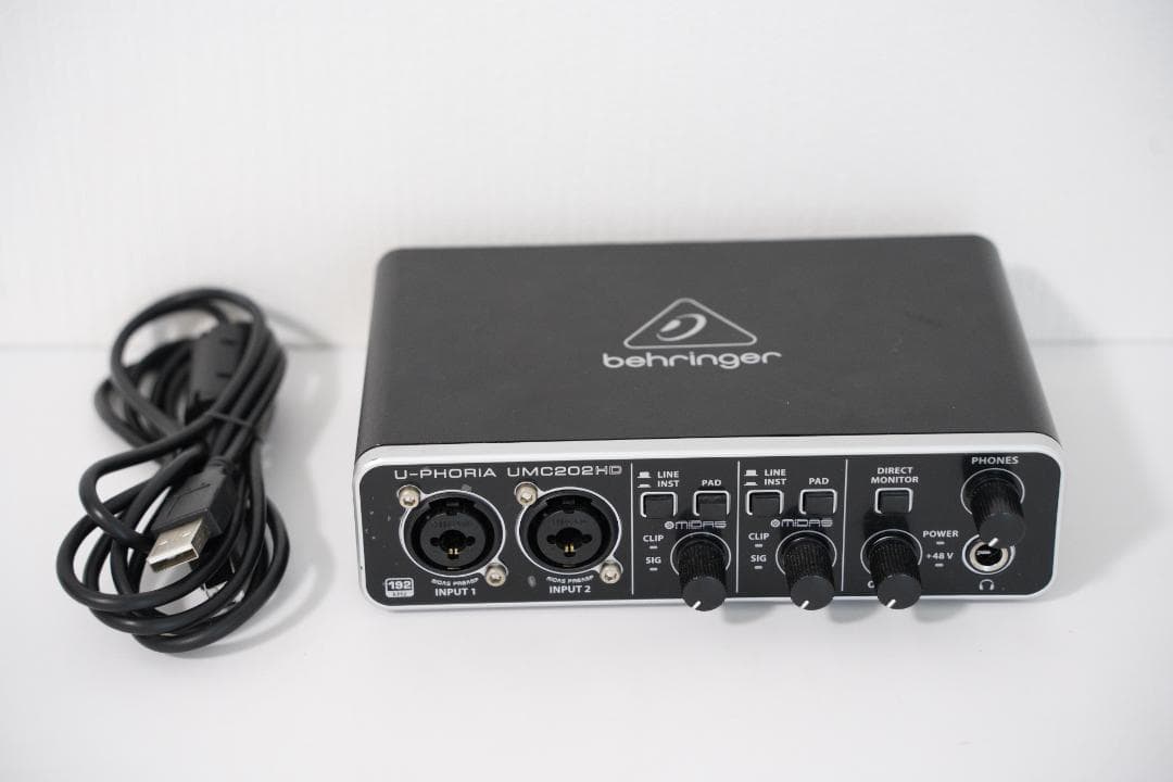 Behringer UMC202HD オーディオインターフェース ベリンガー