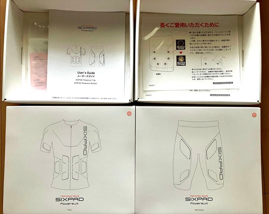 SIXPAD EMS パワースーツ　トップ＆ボトム セット レディースMサイズ