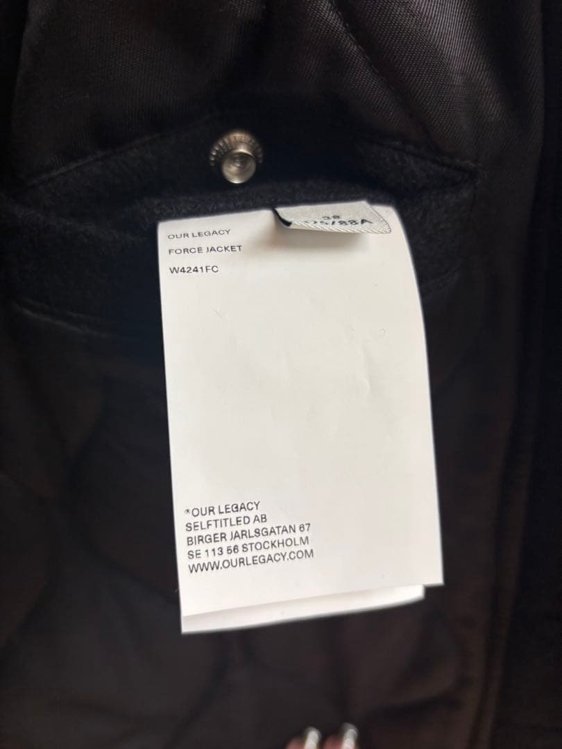 アワレガシー　フォースジャケット　38 未着用品