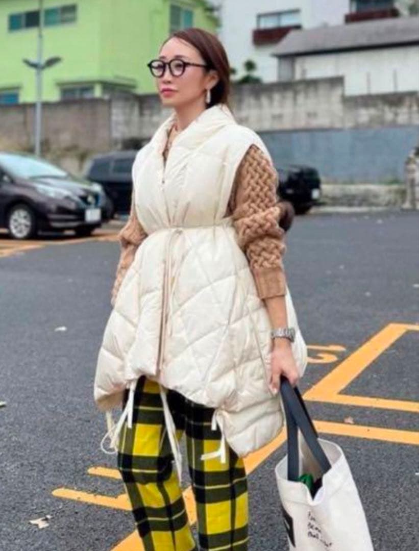 試着のみ　Drawerドゥロワー ダウンベスト