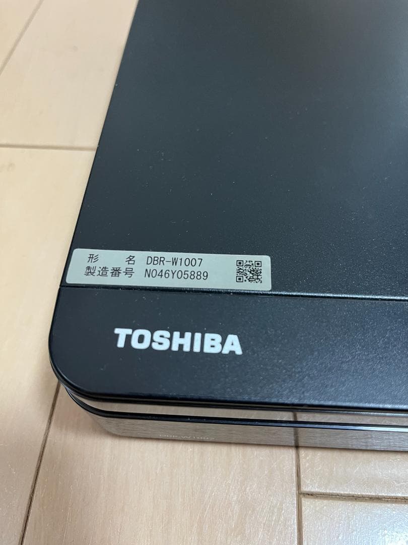 TOSHIBA DBR-W1007 ブルーレイレコーダー (使用可能)