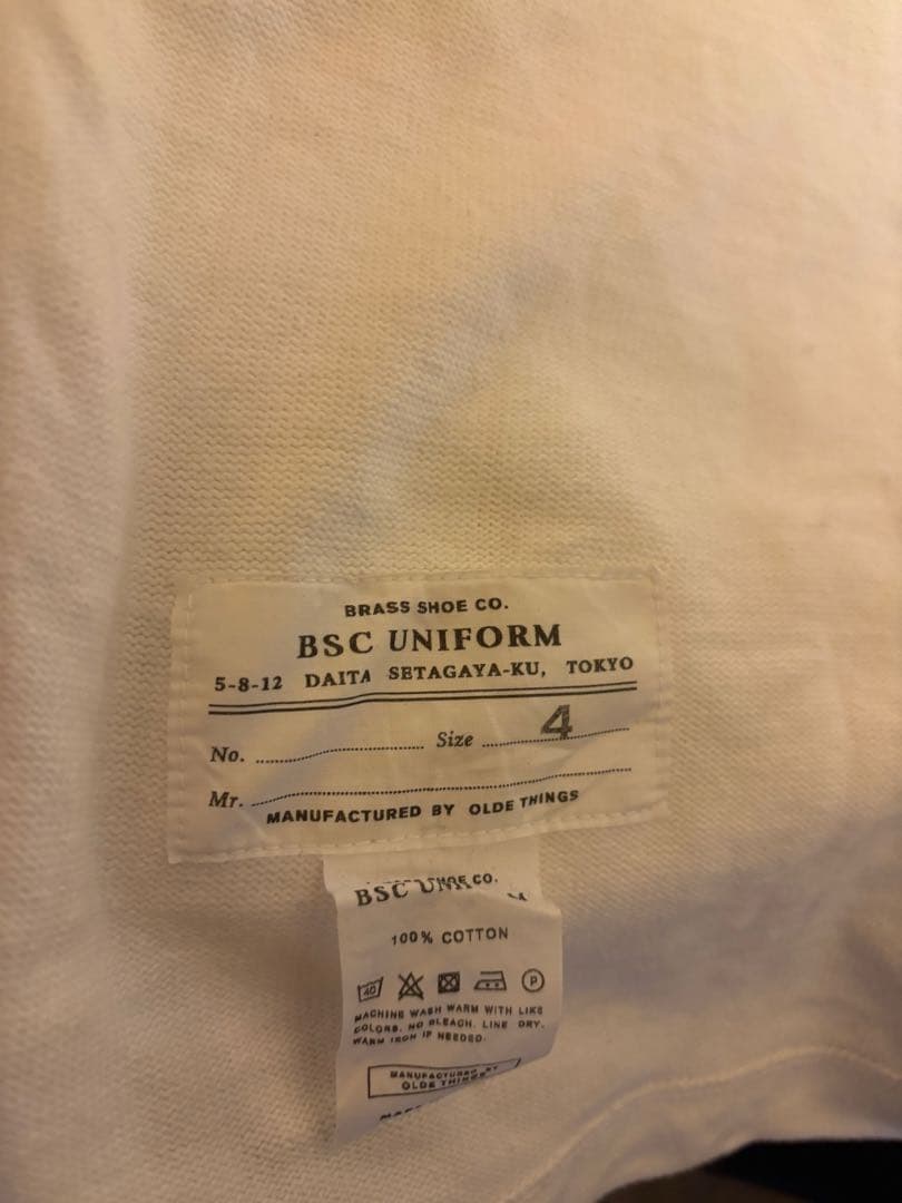 BSCuniform ロンT clinchクリンチbrasstokyo