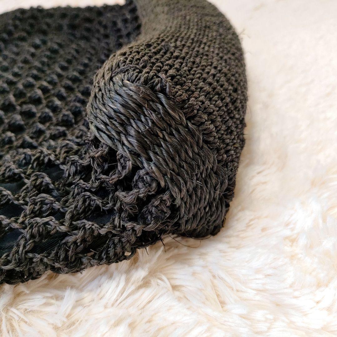 ヘレンカミンスキー　横型　カゴバッグ 　A4可　トートバッグ　編み込み