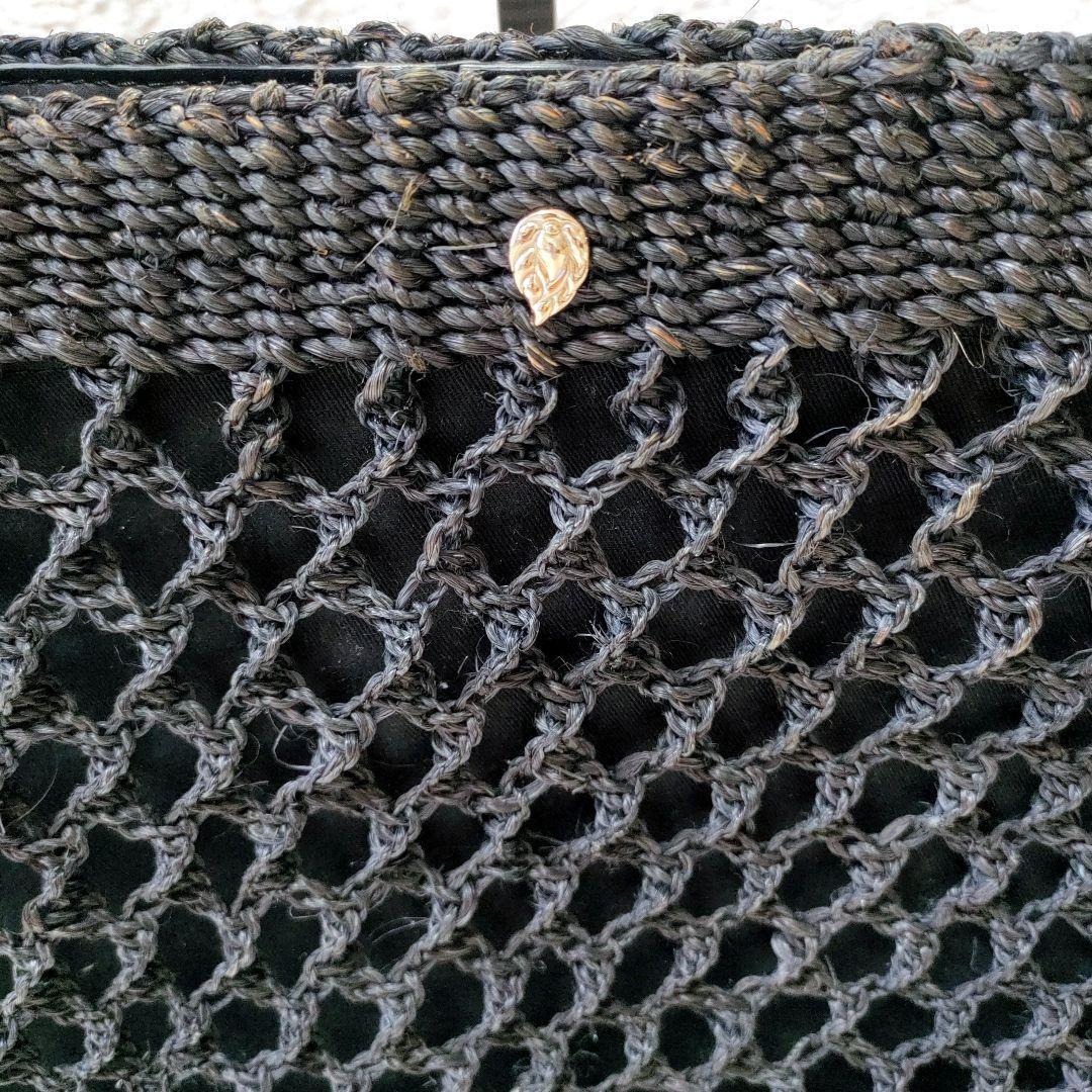 ヘレンカミンスキー　横型　カゴバッグ 　A4可　トートバッグ　編み込み