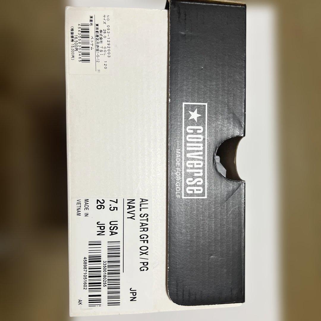 パーリーゲイツコンバースコラボゴルフシューズ