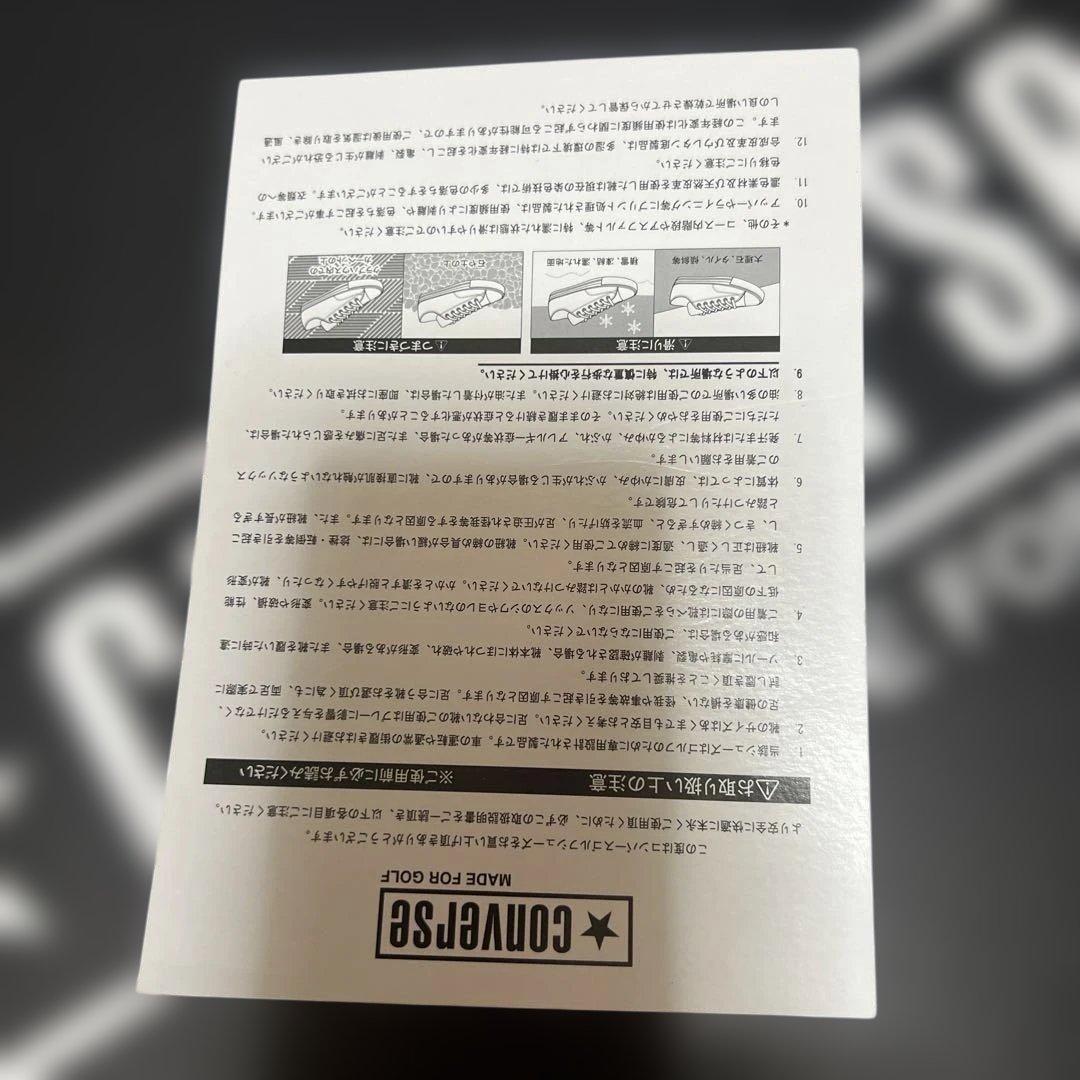 パーリーゲイツコンバースコラボゴルフシューズ