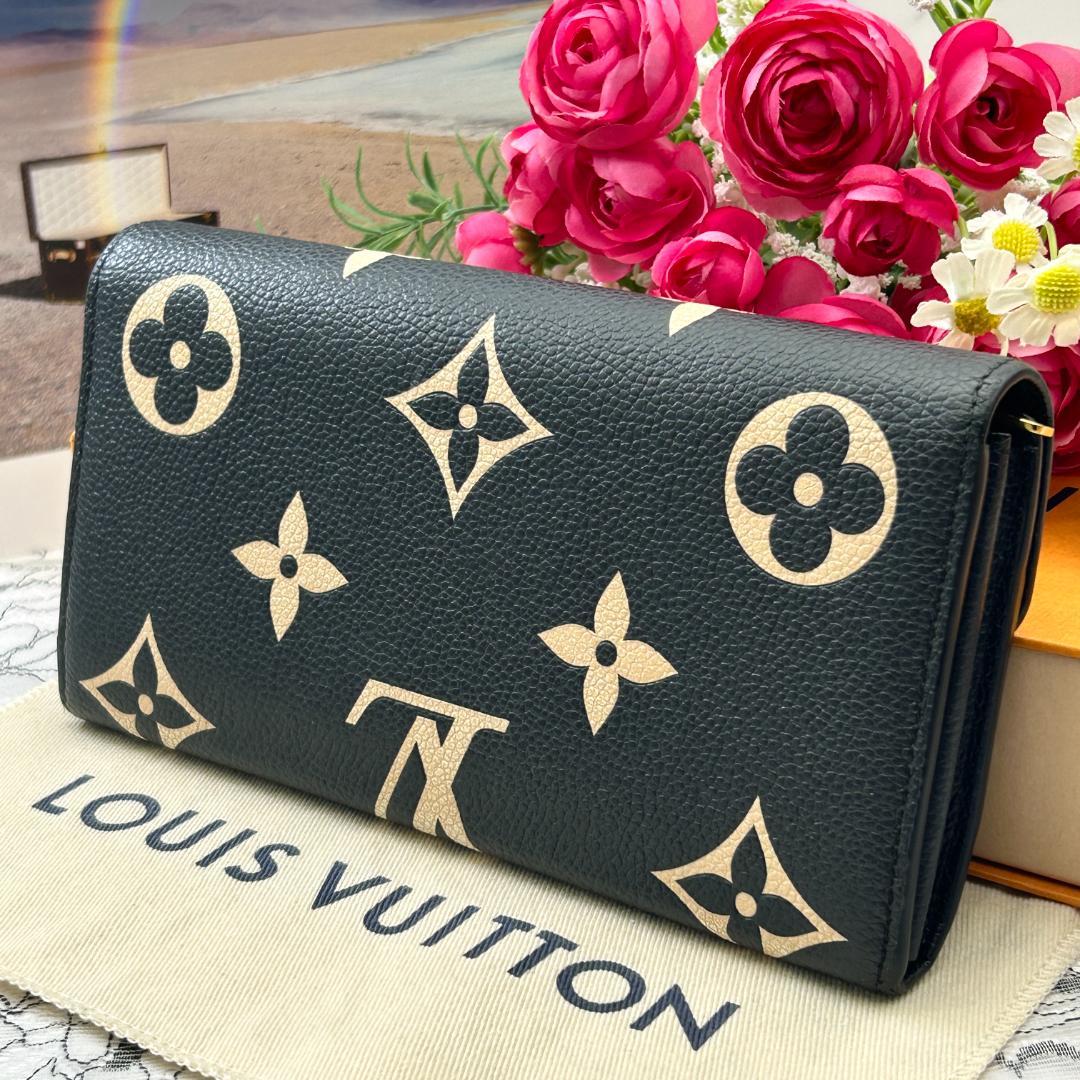 ★極美品★　ルイヴィトン　ルイヴィトン　アンプラント　サラ　バイカラー　長財布