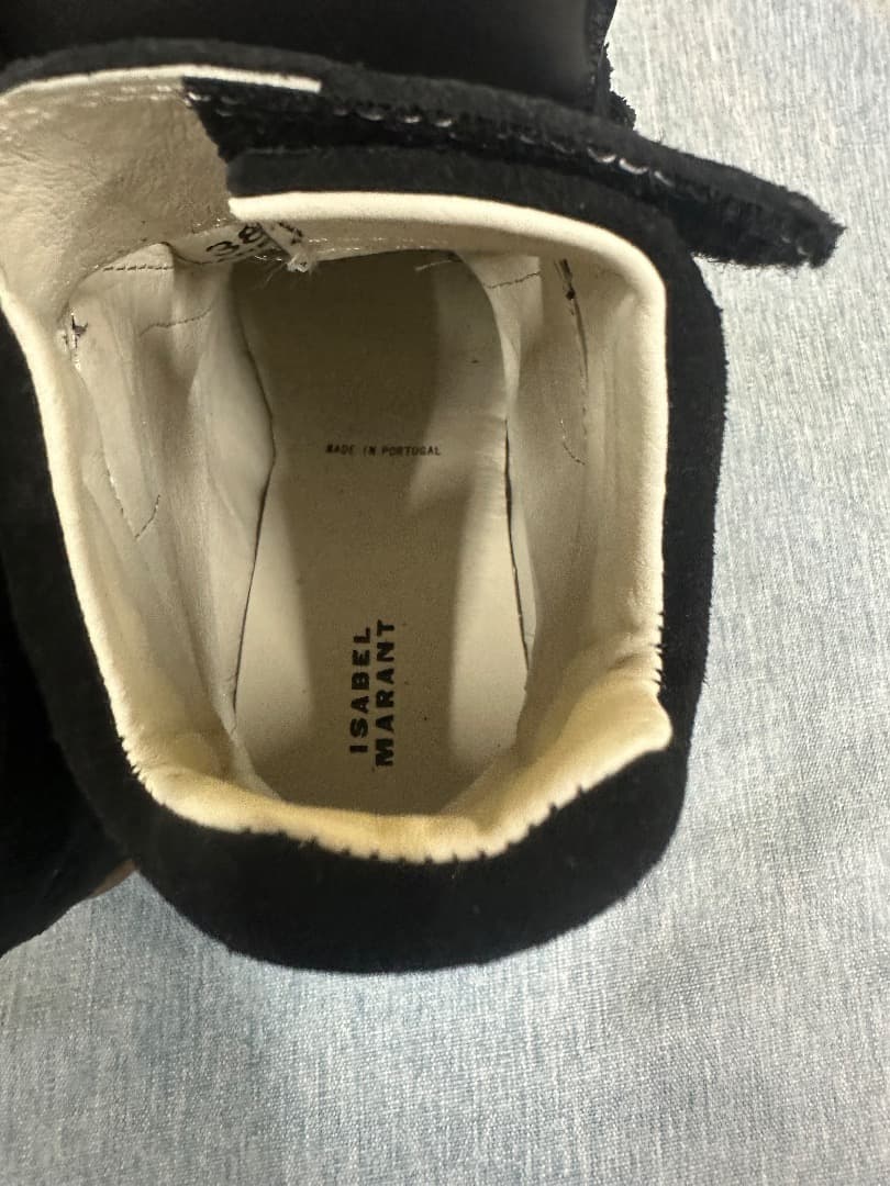 isabel marant インヒールスニーカー　ブラック　38