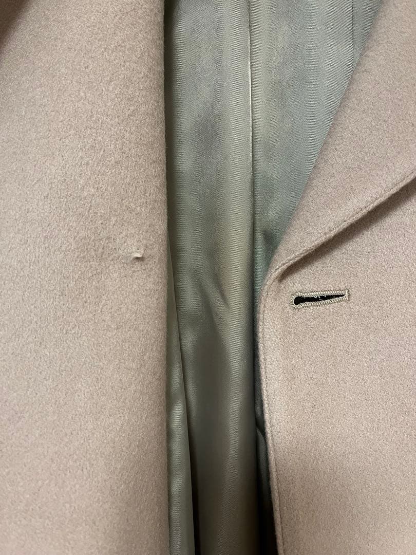 【訳あり】anuans ウールトレンチコート （CAMEL）Sサイズ