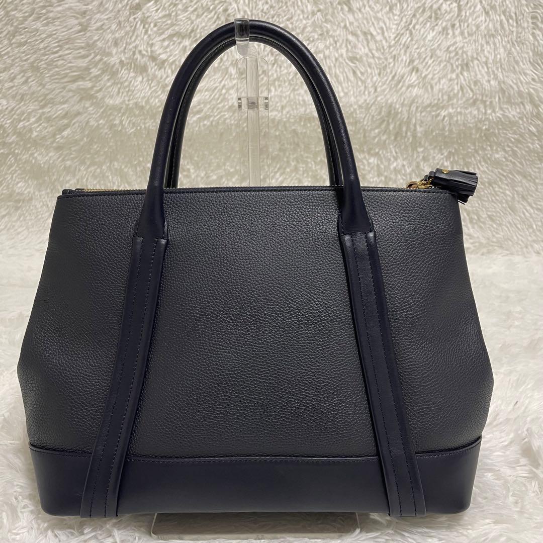 し*ぬ様 アニヤハインドマーチ　トートバッグ　ブラック系