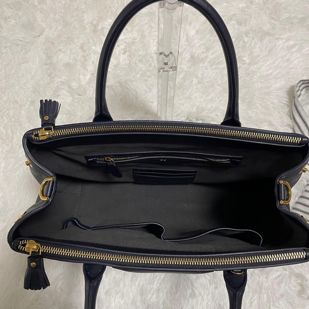 し*ぬ様 アニヤハインドマーチ　トートバッグ　ブラック系