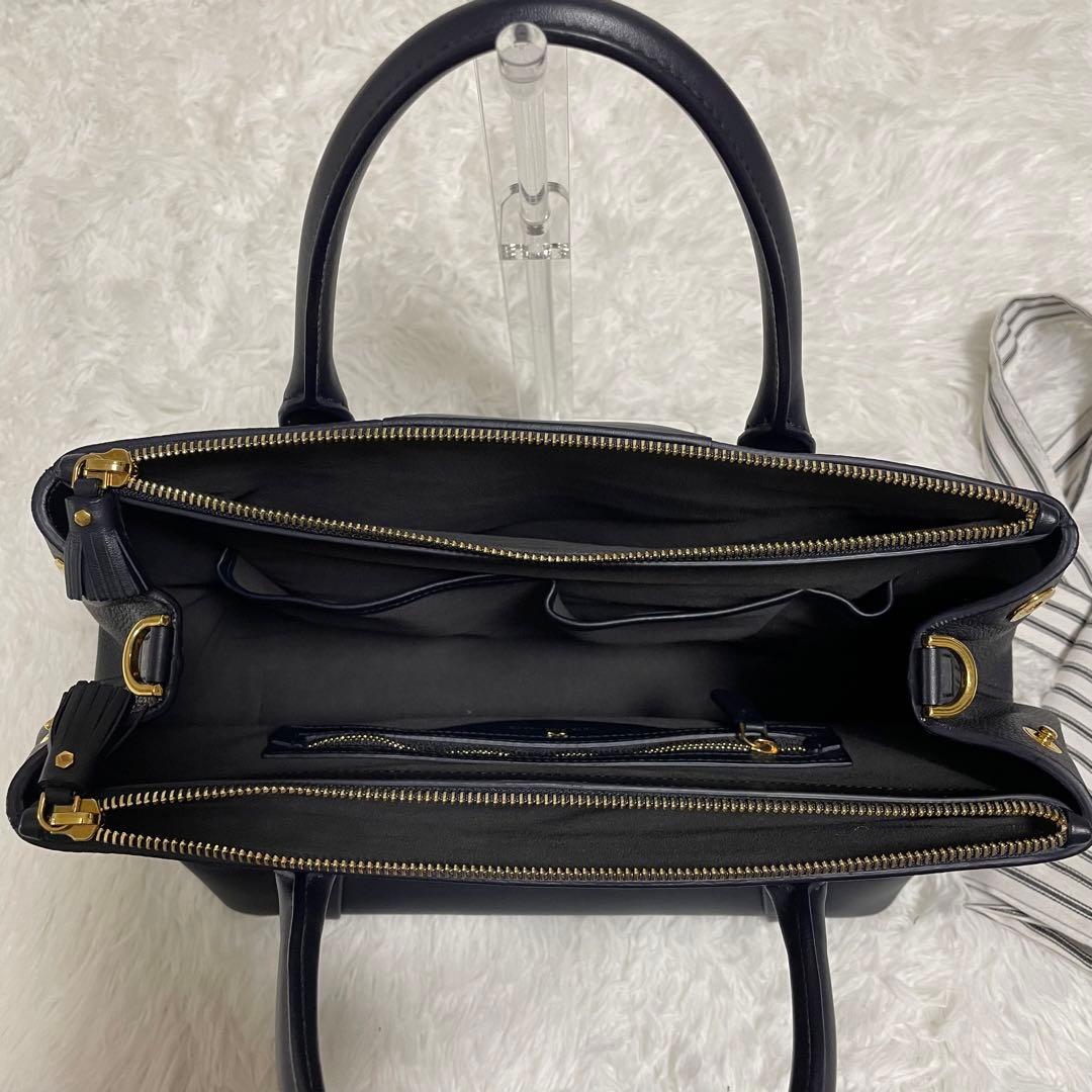 し*ぬ様 アニヤハインドマーチ　トートバッグ　ブラック系