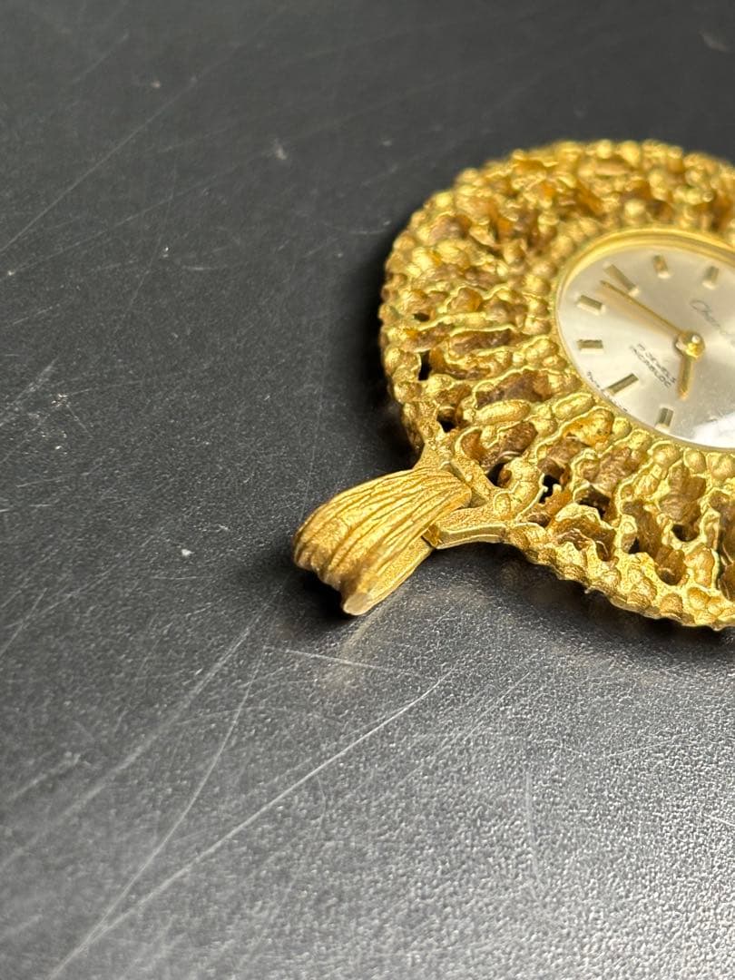 【希少品】Chandlerチャンドラー手巻き17石 ペンダントウォッチ 時計