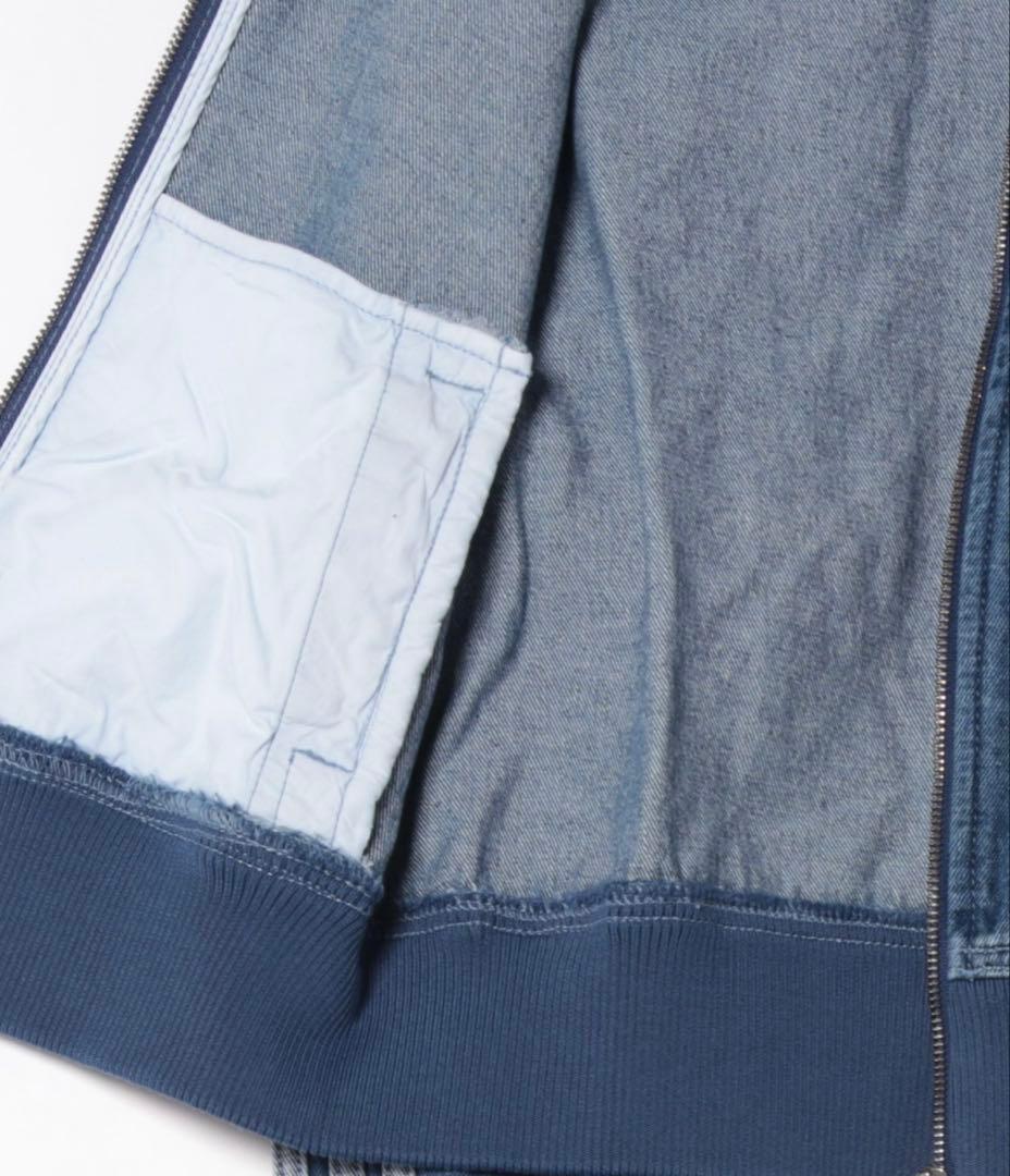 新品L女性】アディダスアディカラーデニムジャケットファイヤーバードトラック