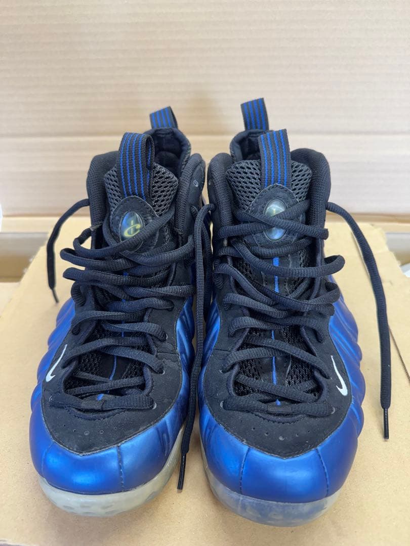 Nike Foamposite ブルー/ブラック シューズ27cm(説明必読)