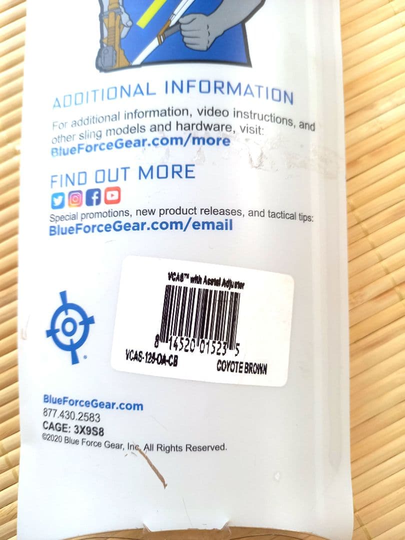ブルーフォースギア ヴィッカーズ スリング コヨーテブラウン