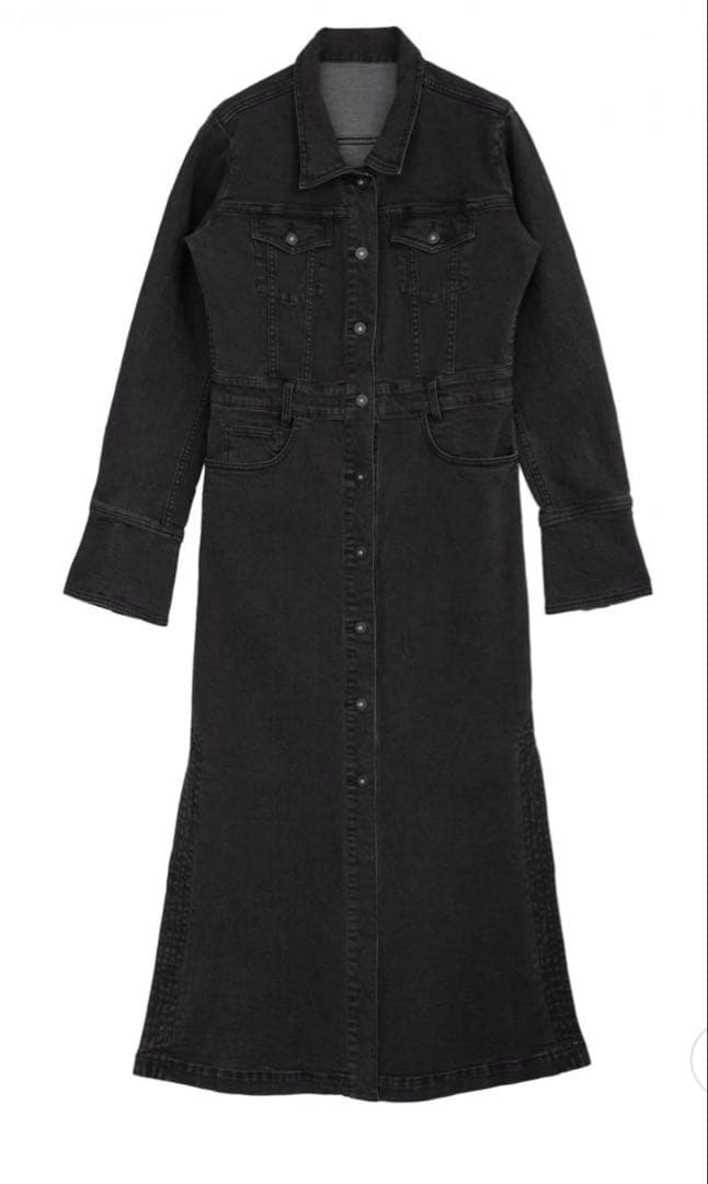 ワンピース I LINE DENIM SHIRT DRESS