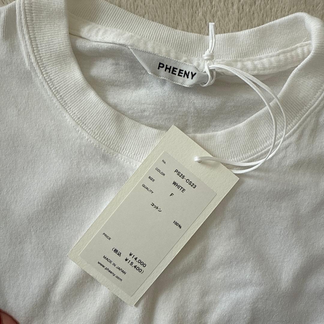 [新品未使用] PHEENY 25SS “wind” Tシャツ サイズF