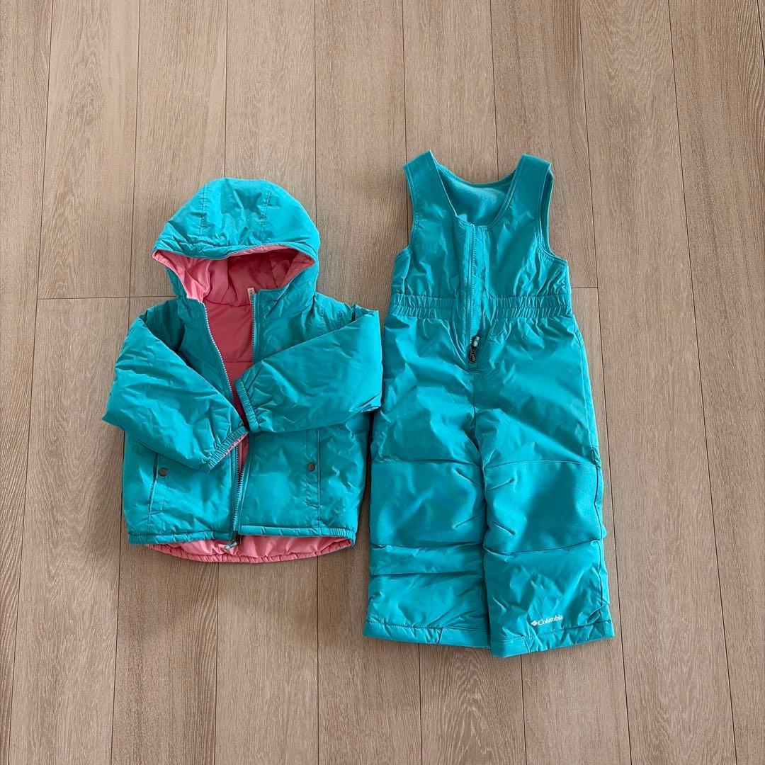 コロンビアColumbia 子ども　3T 90〜100cmスキーウェアセット