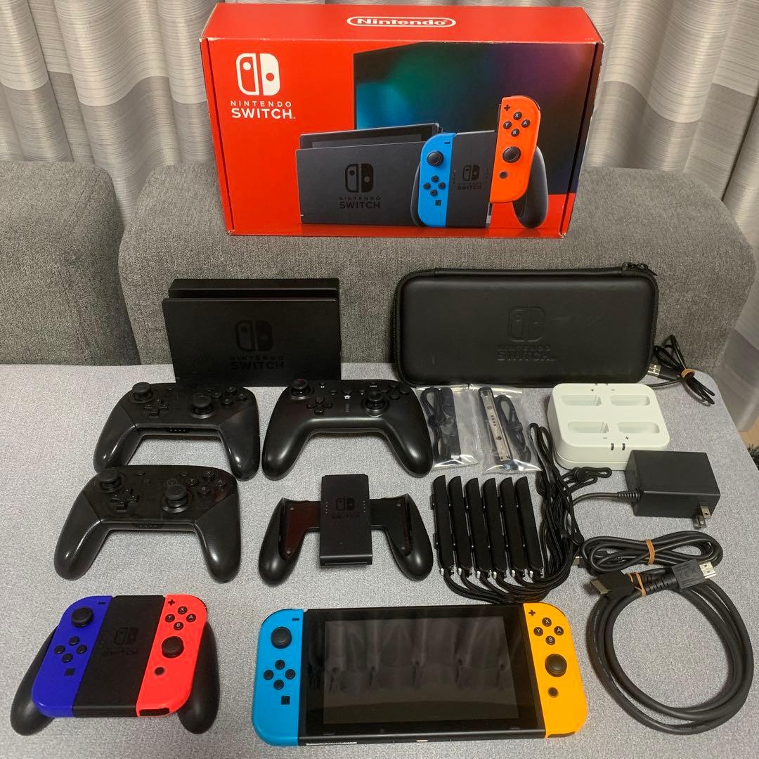 Nintendo Switch 本体 付属品 一式　新品ゲームヘッドセット付き
