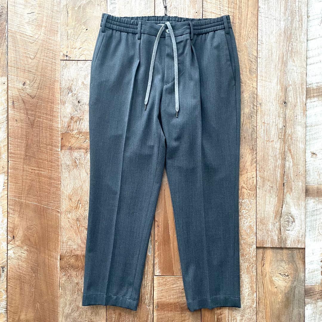 【極美品】PT TORINO テーパード イージー ウール スラックス パンツ