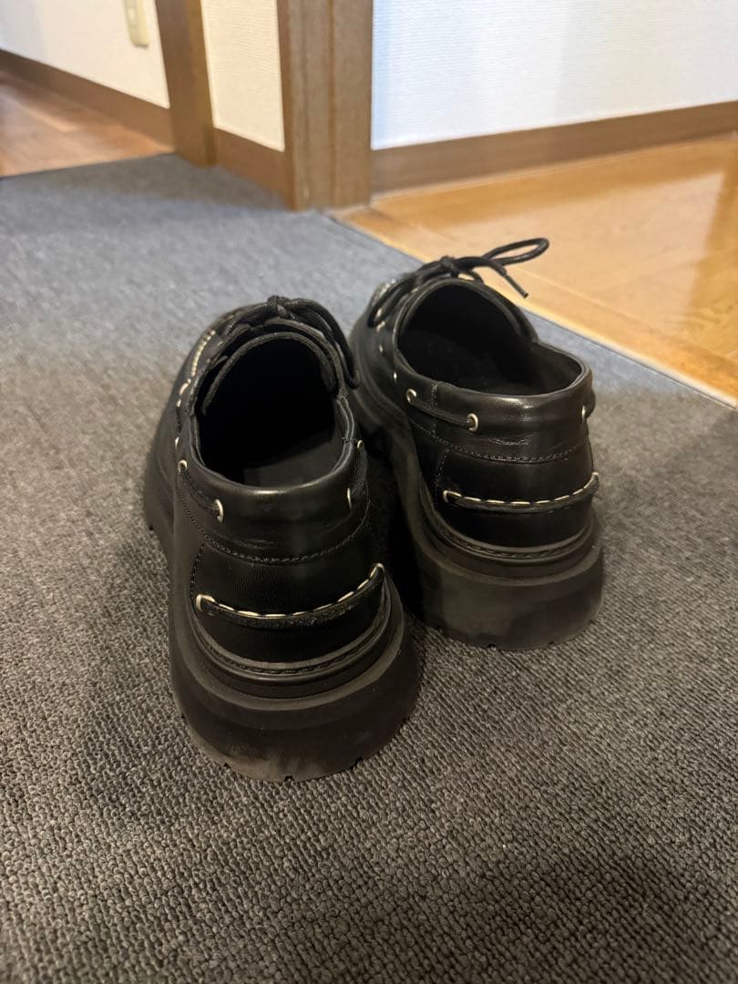 COS CHUNKY LEATHER BOAT SHOES 厚底デッキシューズ