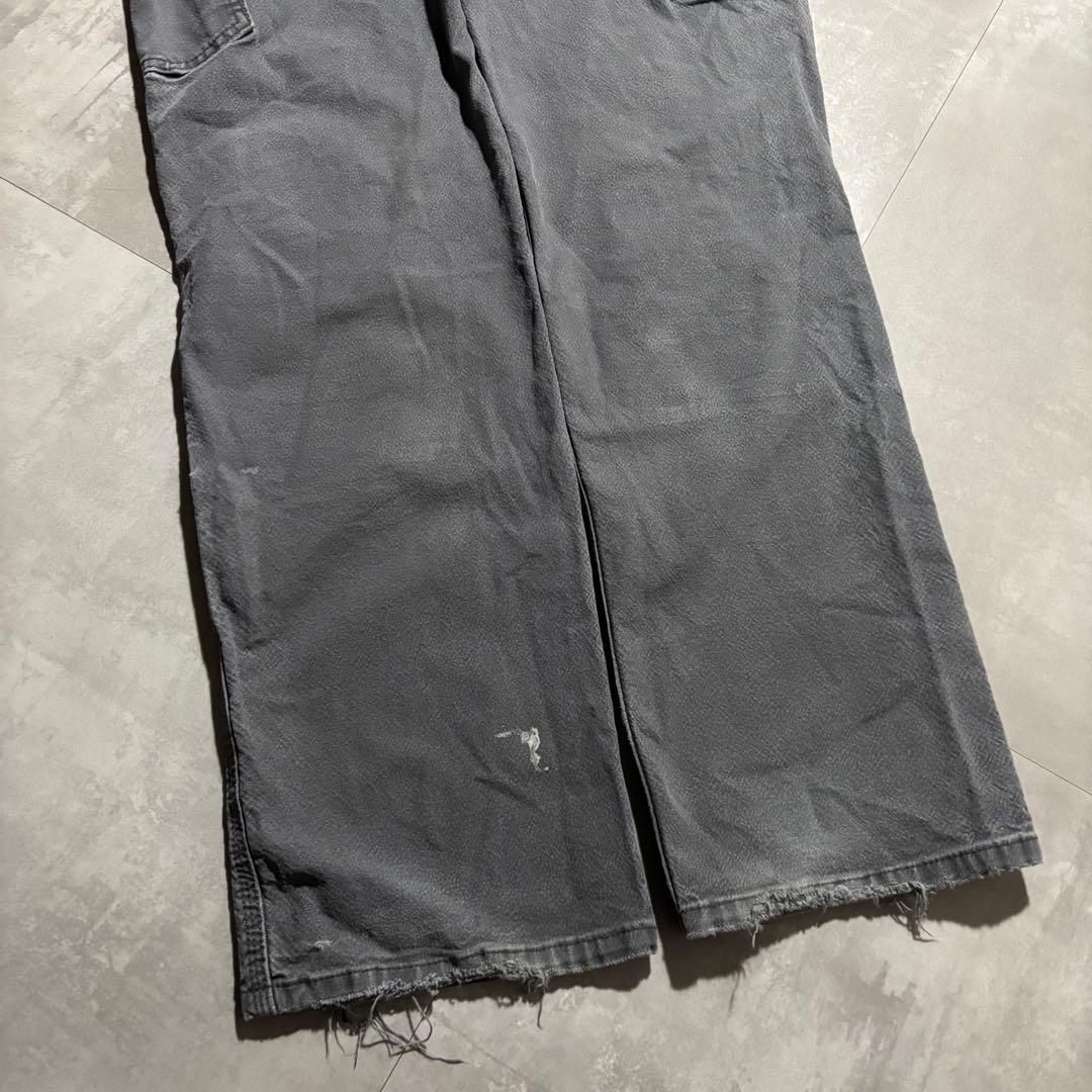カーハート carhartt ペインターパンツ　ワークパンツ　ダブルニー　グレー