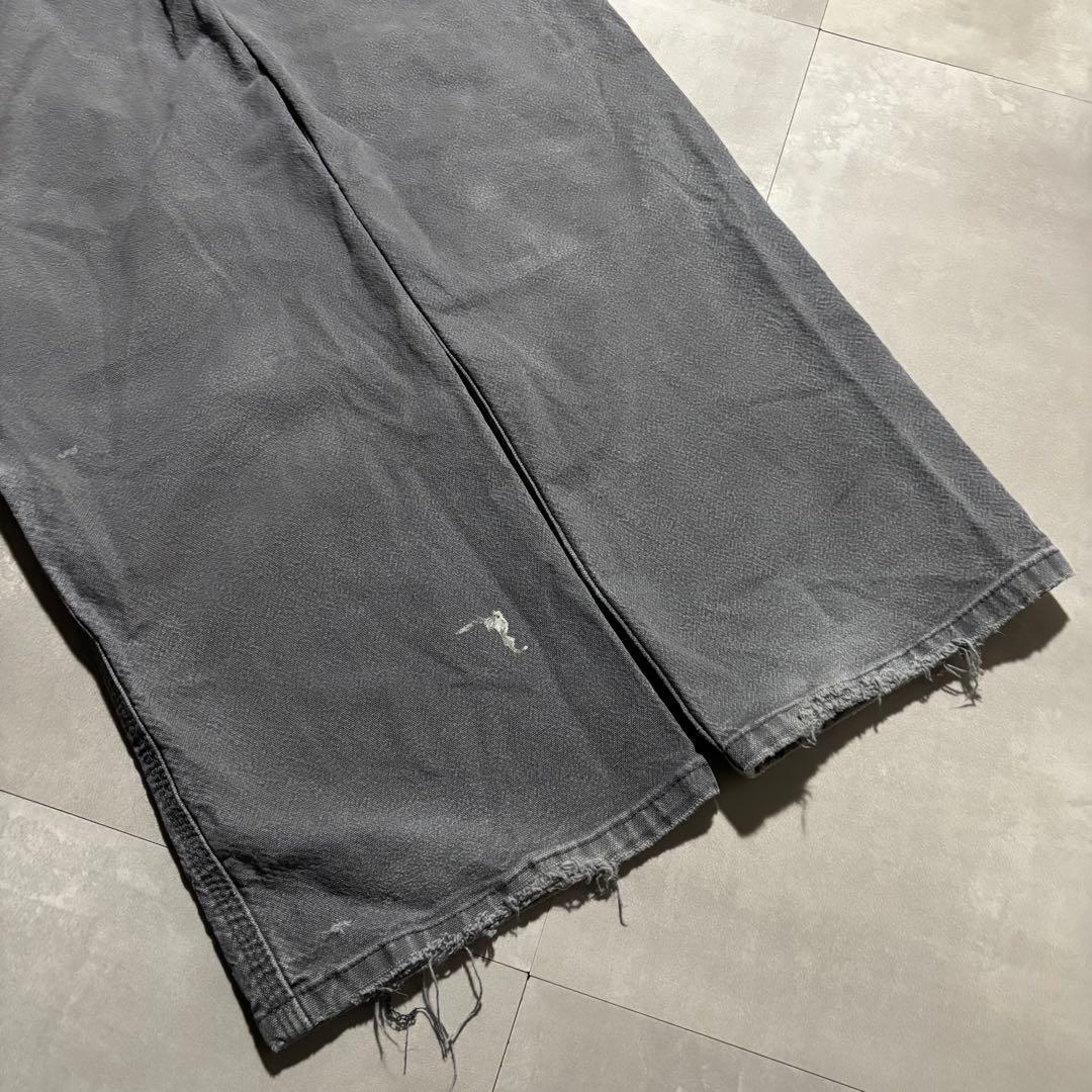 カーハート carhartt ペインターパンツ　ワークパンツ　ダブルニー　グレー