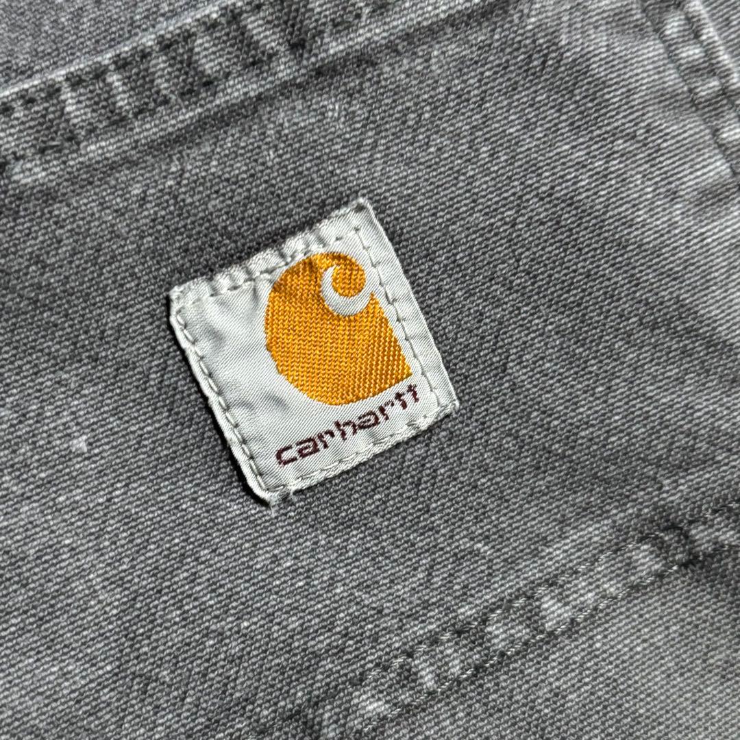 カーハート carhartt ペインターパンツ　ワークパンツ　ダブルニー　グレー