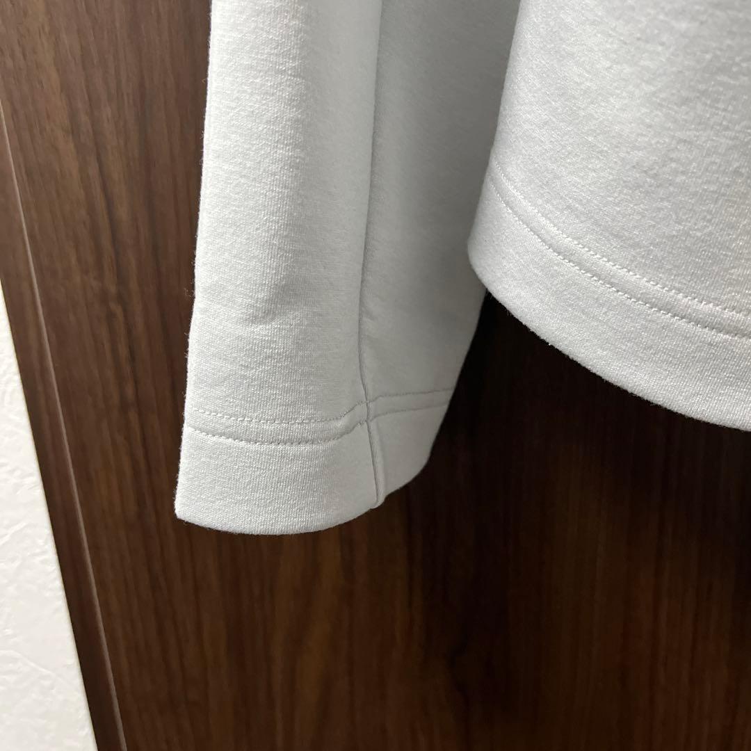 J.LINDEBERG フルジップ ロゴ パーカー グレー/ブラック ゴルフ