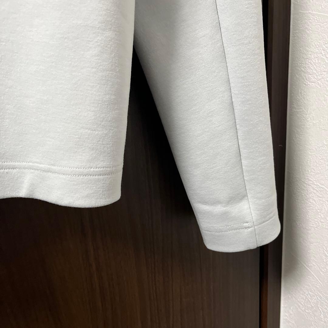 J.LINDEBERG フルジップ ロゴ パーカー グレー/ブラック ゴルフ