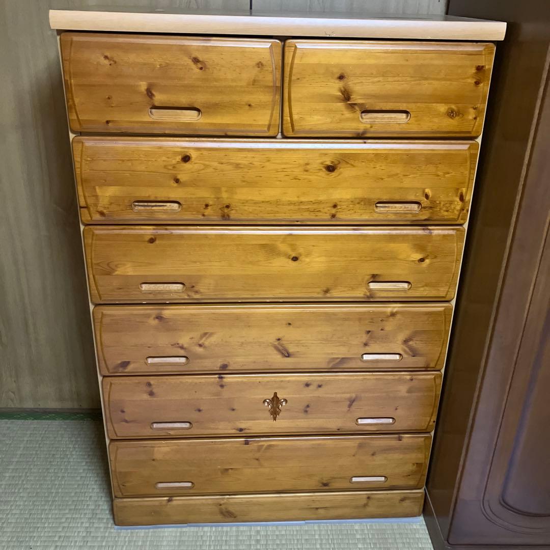 【最終値下げ】木製タンス