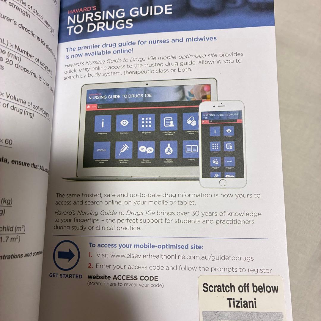 健康・医学 Elsevier Havard's Nursing Guide to Drugs