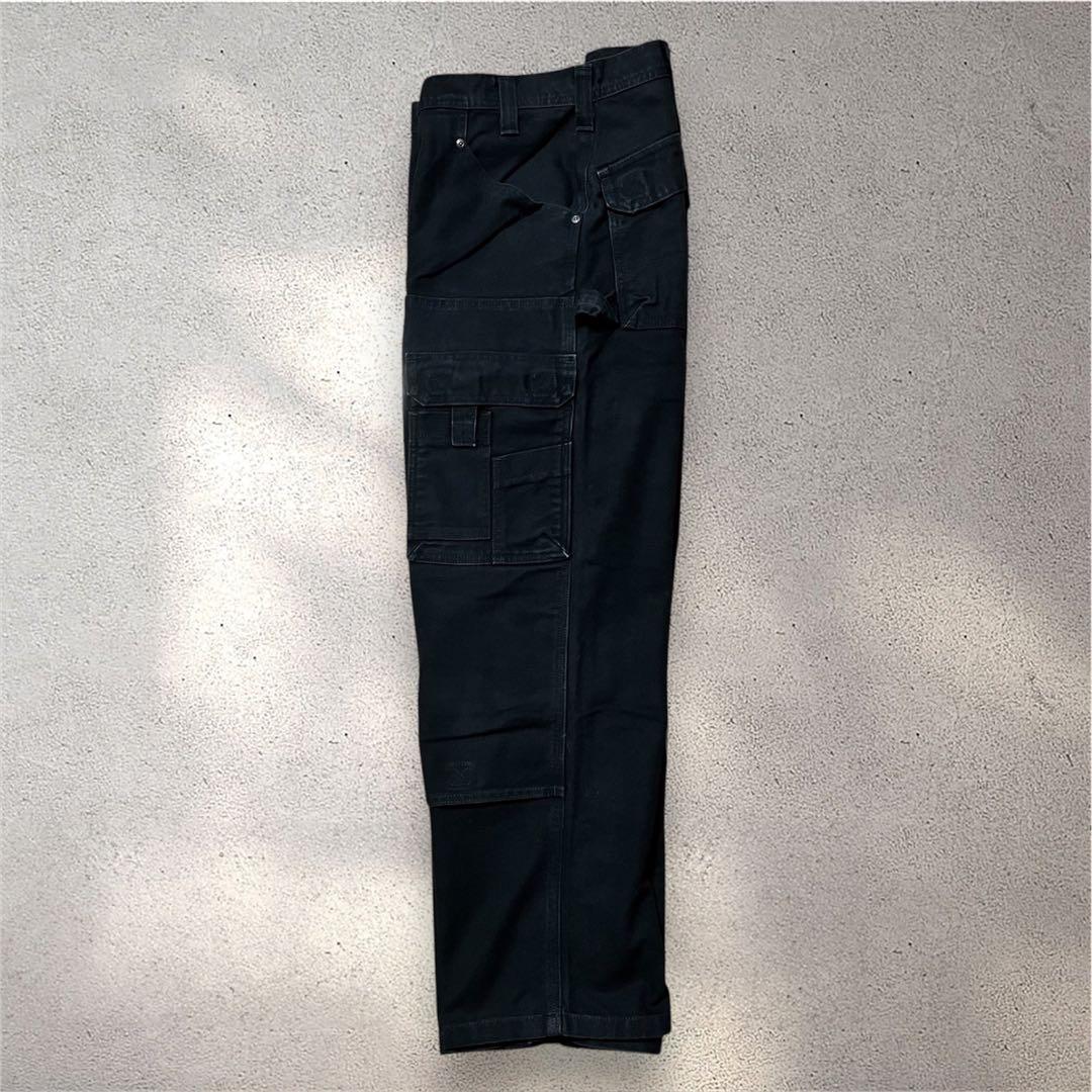 希少00s Carharttダブルニーダックカーゴパンツ Black 36×30